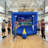 Wellcomer 10ft Inflatable Baseball Batting Game with Floating Ball Target, Bat, Balls, and Blower
