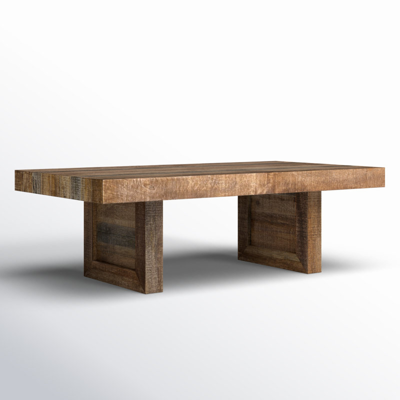 Table basse en bois massif Alzuphar