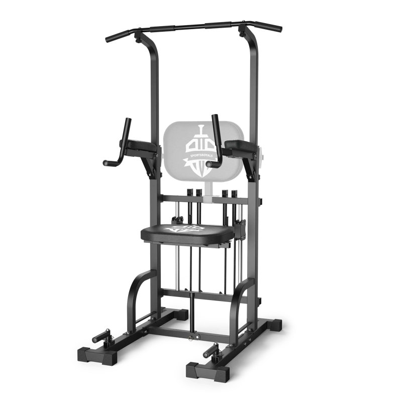 FED Fitness Sportsroyals series PT4 Power Tower Pull Up And Dip Station With 450Lbs Capacity For Home Strength Training Equipment