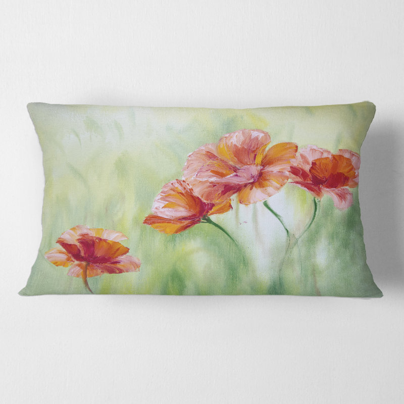 Floral Throw Pillow