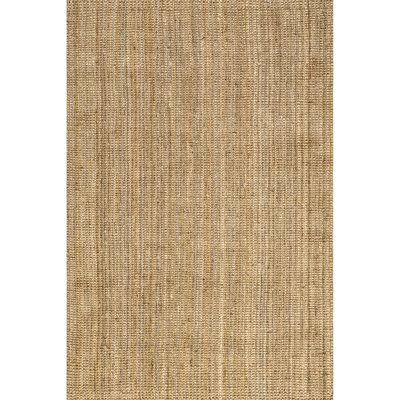 Tapis en jute tissé à plat à la main campagnard Waring