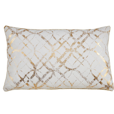Lustrous Pillow Collection Cotton Throw Pillow