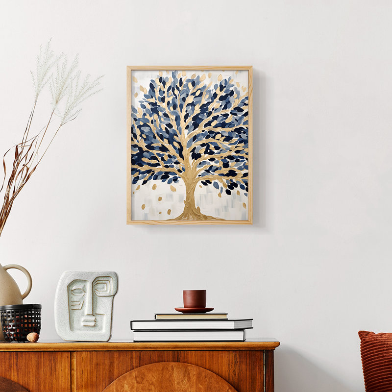 Paysages série CLXV - reproduction encadrée de qualité supérieure - prête à être accrochée - aucun clou requis, Naturel