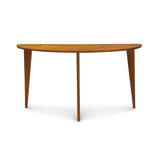 Sage Demilune Sofa Table With Wood Legs