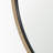 Pinder Black Wood W/ Jute Round Mirror