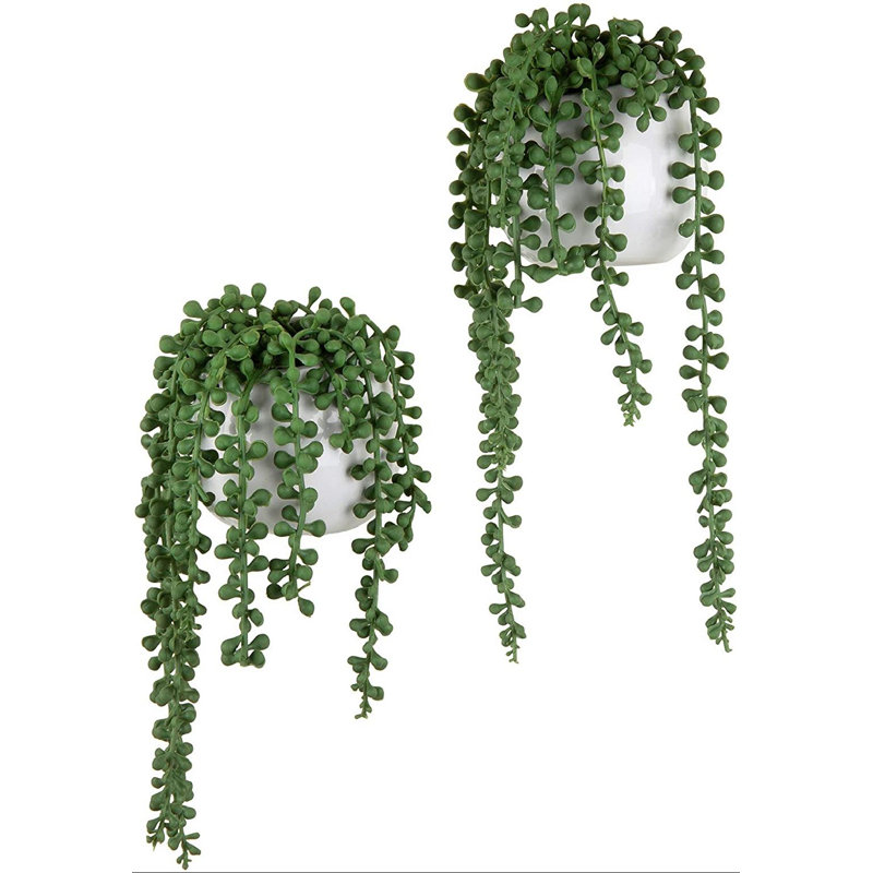 11.4'' Faux Plant in Ceramic Planter