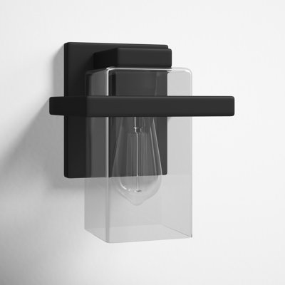 Aya Single Transparent Dimmable Bath Sconce