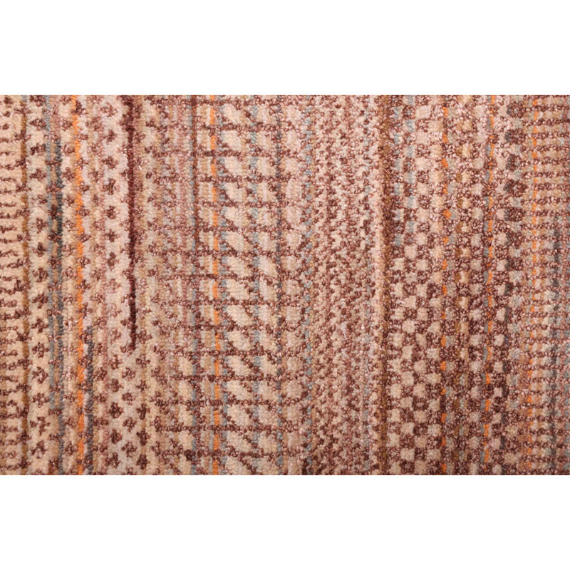 Tapis brun en soie Finest 6 pi 0 po x 8 pi 11 po