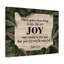 Joy John 15:11 Scripture - Wrapped Canvas Print-959945518