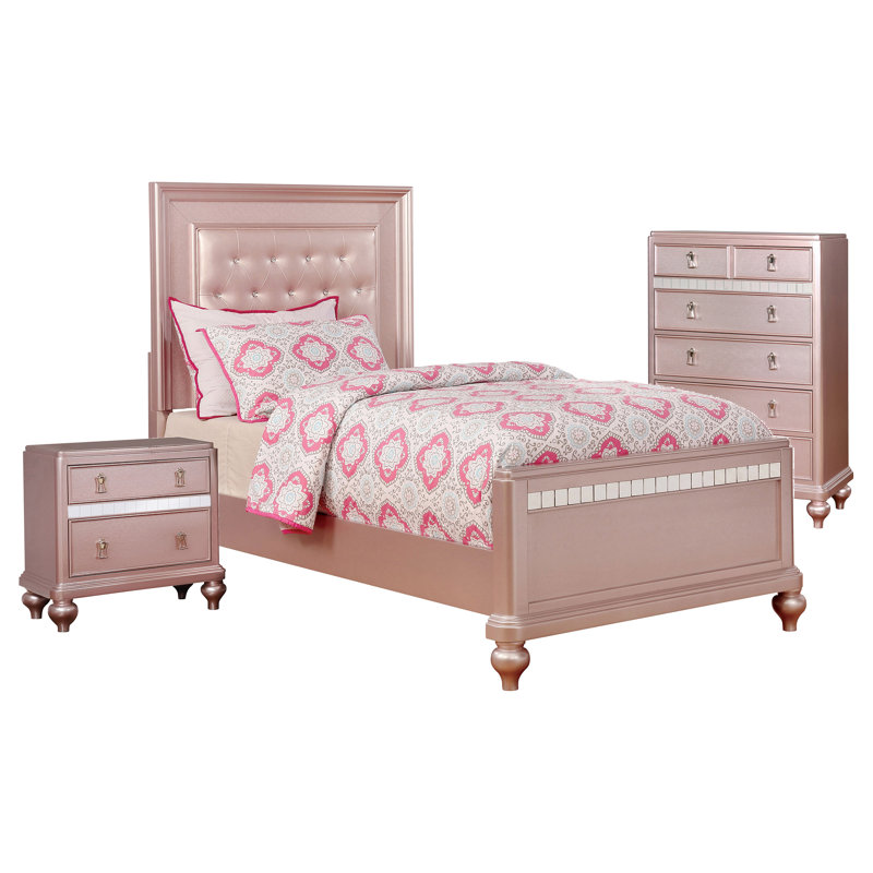 Annistyn Wood Twin 3-Piece Bedroom Set, Twin