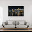Prague Castle Night Lights Gothic Abstract Contemporary Architecture City Wall Art Print 1 Piece Wrapped Canvas Wall Art-2006563259