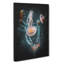 Peach Jellyfish - Wrapped Canvas-56642067