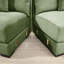 Canapé modulaire, tissu velours côtelé doux, assise ergonomique profonde avec coussins pour le salon, assemblage facile-865983552