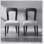 Ensemble de chaises de salle à manger ergonomiques et confortables pour des sièges élégants et de soutien, parfait pour les maisons modernes-942033034
