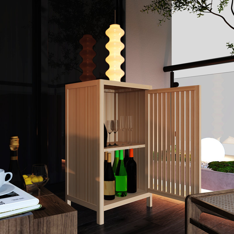 Bathroom Bamboo Storage Cabinet