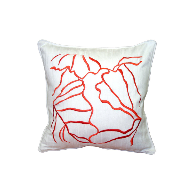 Coussin en coton, Orange