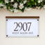 Frosted Crystal LED Lighted Trajan Engraved 2-Line Address Sign-462983670-462983669