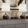 14'' Ceramic And Wood Modern Table Lamp Set For Bedroom