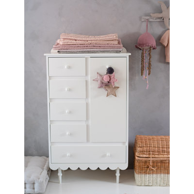 Asgun Kids 5 - Drawer Combo Dresser
