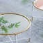 Ensemble de 2 tables d'appoint à miroir