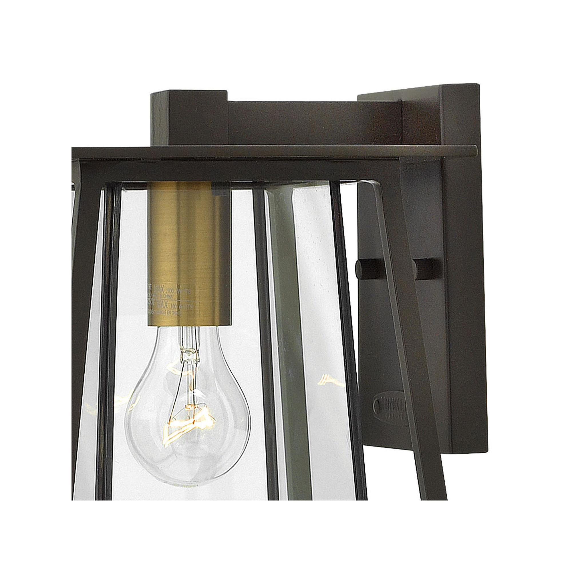 Becket Single Light Bell Outdoor Aluminum Wall Light, 12.3" H x 8.3" W x 9.3" D