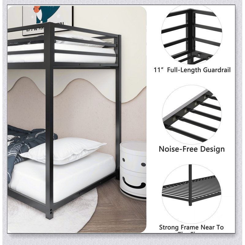Modern Bed Frame With Headboard For Bedroom