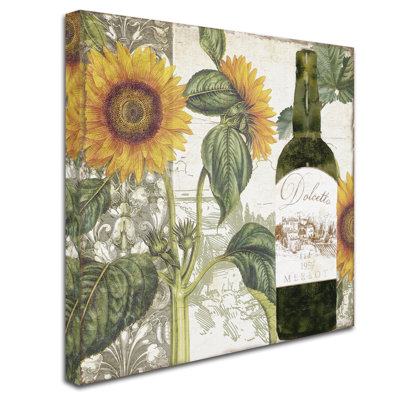«Jadaya Dolcetto V» par Color Bakery, impression sur toile tendue en jaune