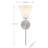 Blair 1-Light Wall Sconce in Polished Nickel-2145949672