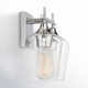Breena 2 Light Transparent Dimmable Vanity Light