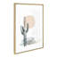 «Desert Cactus» par déclaration sur toile encadrée-127804039