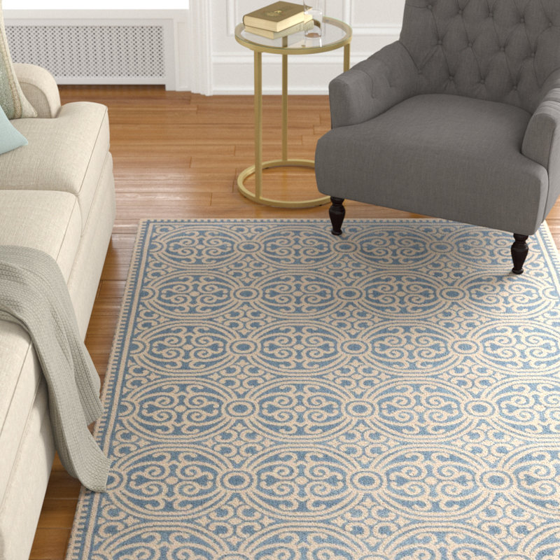 Burnell 100 Performance Geometric Indoor/Outdoor Area Rug, Rectangle 8' x 10'
