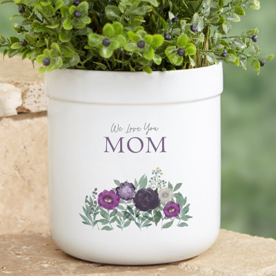Pot à fleurs en porcelaine Floral Love for Mom