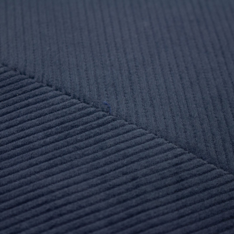 Jagger Geometric Square Cushion, Navy, Polyester