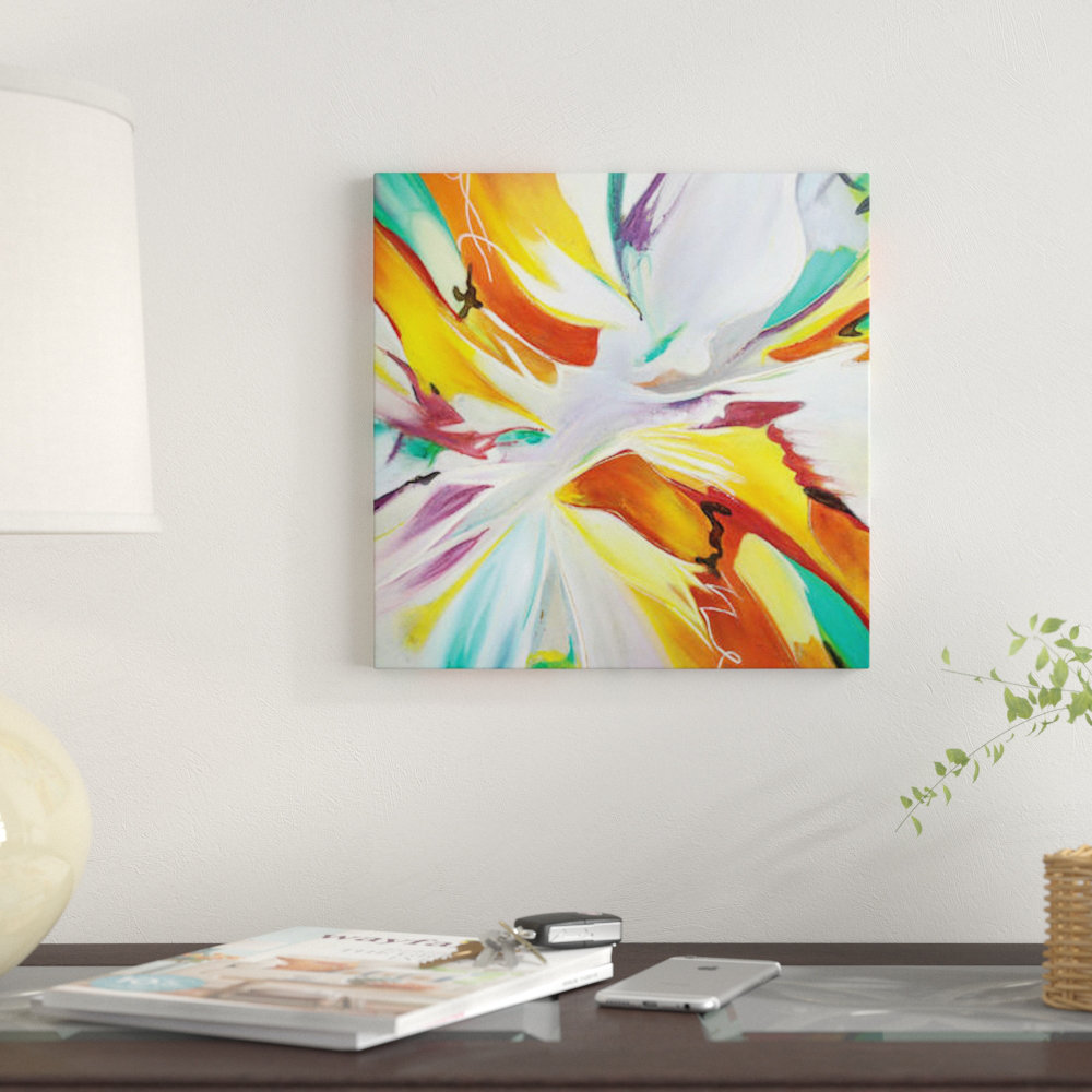 East Urban Home 'Flama II' Graphic Art Print on Canvas - Wayfair Canada