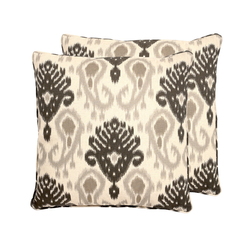 Housse de coussin carrée, Noir, Housse de coussin seulement - sans coussin