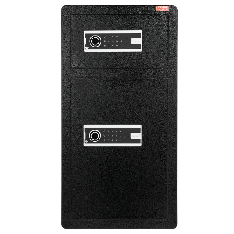 Coffre-fort à double porte 5,5 pi³ avec armoire à serrure à mot de passe noir