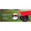 Charriot électrique à quatre roues 24V 180W Batterie au plomb 264 lb (120 Kg) Brouette électrique