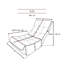 Fauteuil inclinable rembourré Lovetts-1709748272