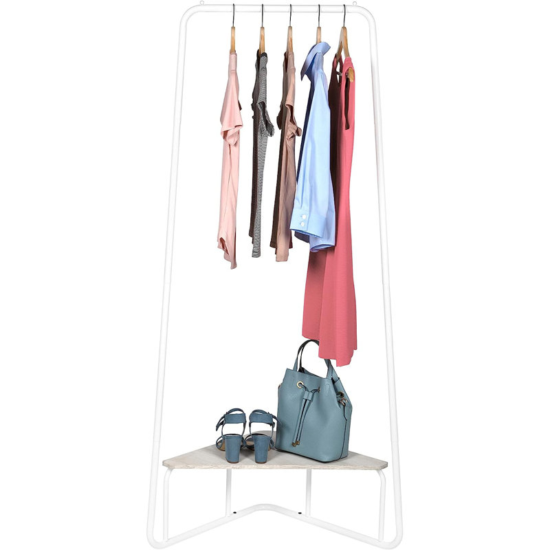 Mani 32.28'' Clothing Rack, White