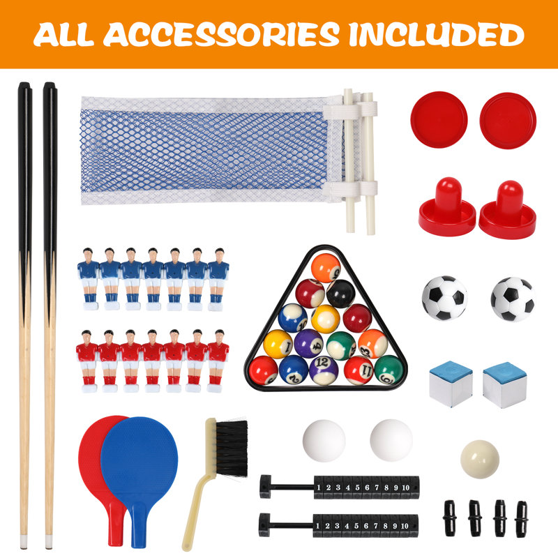 3ft Multifunctional 4-in-1 Game Table
