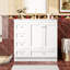 Meuble-lavabo sur pieds 36 po style Shaker