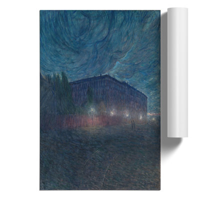 Stormy Night by Eugene Jansson - Unframed Painting