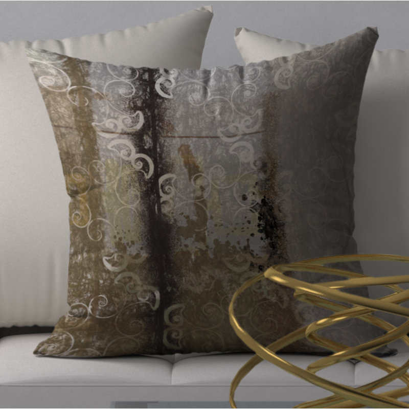 Housse de coussin carrée/insert, 24 po x 24 po