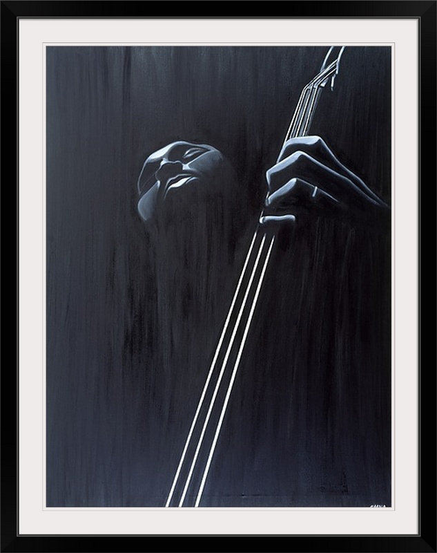 «Keriah» dans une rainure par Kaaria Mucherera, reproduction d'art, H 48 po x l 36 po x P 1,5 po, Toile