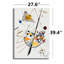 «Geometric Symphony», art mural sur toile abstraite