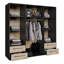 Minija 4 Door Manufactured Wood Wardrobe-2030194542