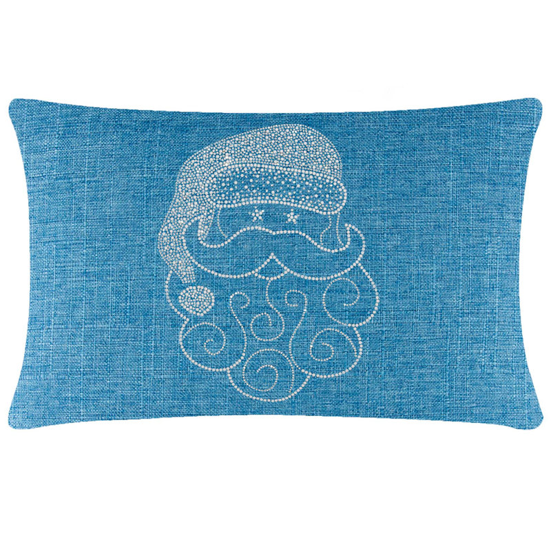 Coussin Sparkles Home Conception de Noël des Fêtes | Insertion de plumes | Lavable à la machine, Turquoise