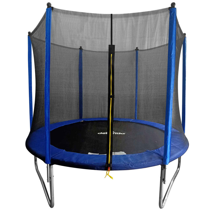 Dellonda ft Round Backyard Trampoline with Safety Enclosure