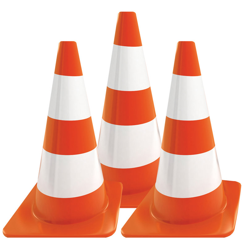 Construction Cone Cardboard Standup