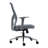 Fcd Office Chair Mid Back Mesh Swivel Rolling Desk Chairs With Adjustable Lumbar Support And Seat Height, Tiltable Back